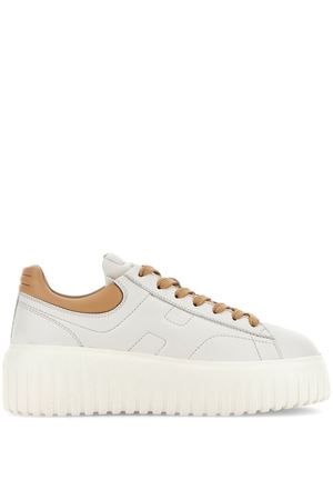 Sneakers Hogan H-StripesIvory Brown HOGAN | HXW6450FC60LE90CA9