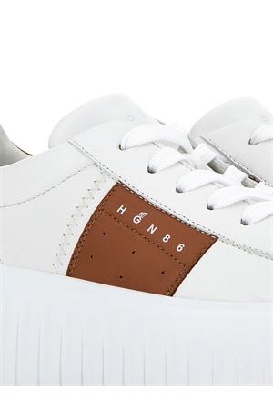 Sneakers Hogan H-Stripes White Brown HOGAN | HXW6450FO70LE90446