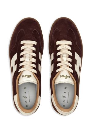 burgundy leather sneakers HOGAN | HXW6470FB60UHK0GAG