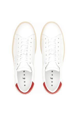Sneakers Hogan H672 White Red HOGAN | HXM6720FL61U520S10
