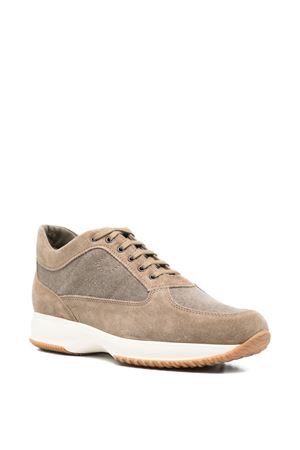 Interactive sneakers in brown suede HOGAN | HXM00N00E10UY5830F