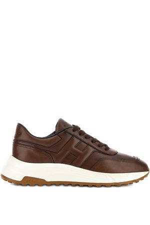Hyperlight trainers in brown nappa leather HOGAN | HXM5630FR30QTUS013