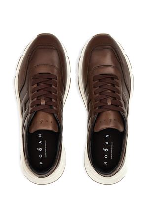 Hyperlight trainers in brown nappa leather HOGAN | HXM5630FR30QTUS013