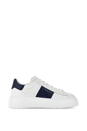Sneakers Hogan H-Stripes White Blue HOGAN | HXM6450FO70LE9140A