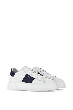 Sneakers Hogan H-Stripes White Blue HOGAN | HXM6450FO70LE9140A