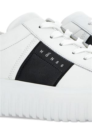 Sneakers Hogan H-Stripes White Black HOGAN | HXM6450FO70LE99998