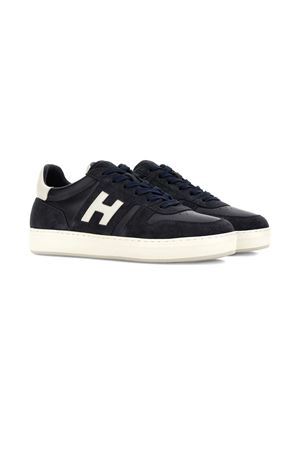 Hogan H-TV Blue Sneakers HOGAN | HXM6680FZ00UHC01VU