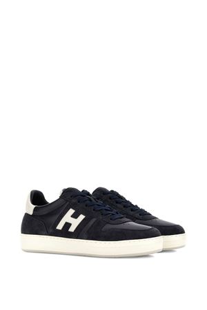 Hogan H-TV Blue Sneakers HOGAN | HXM6680FZ00UHC01VU