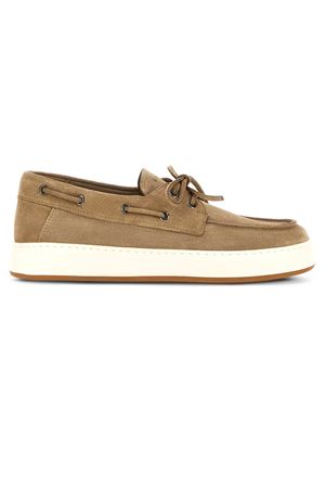 Hogan H-TV Beige Boat Shoes HOGAN | HXM6680GB60BTMC808