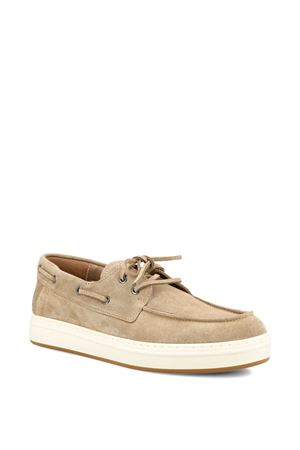 Hogan H-TV Beige Boat Shoes HOGAN | HXM6680GB60BTMC808