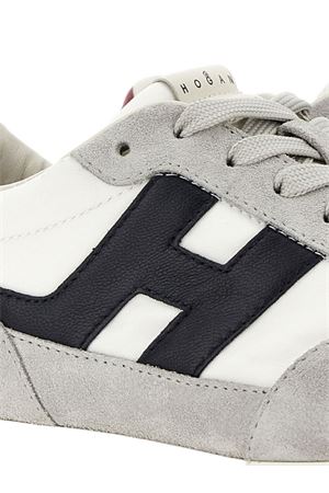 Hogan Athletic Blue, Gray, and Red Sneakers HOGAN | HXM6990FZ90UZA793S