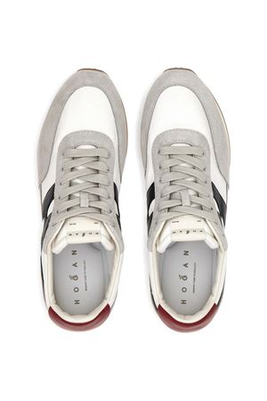 Hogan Athletic Blue, Gray, and Red Sneakers HOGAN | HXM6990FZ90UZA793S