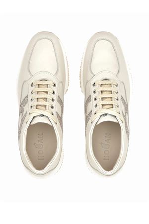 Hogan Interactive Ivory Sneakers HOGAN | HXW00N0S360UWP0CAS