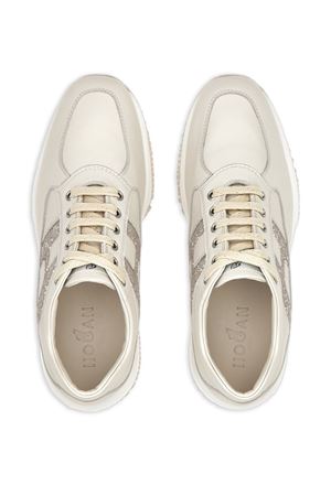 Hogan Interactive Ivory Sneakers HOGAN | HXW00N0S360UWP0CAS
