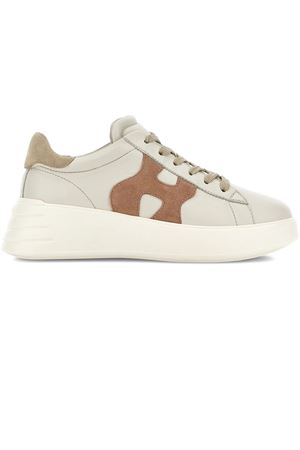 Hogan Rebel Sneakers in Ivory Pink and Beige HOGAN | HXW5620DN61N1M0RV8