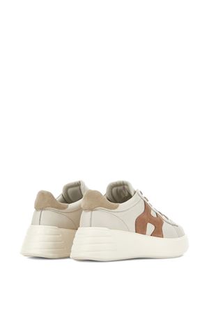 Hogan Rebel Sneakers in Ivory Pink and Beige HOGAN | HXW5620DN61N1M0RV8