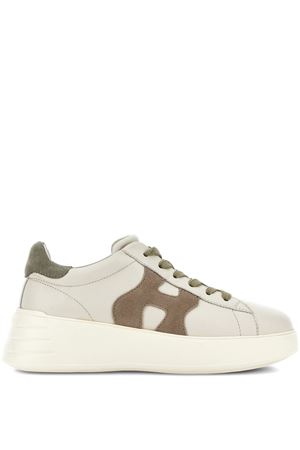 Hogan Rebel Sneakers in Ivory Gray Beige HOGAN | HXW5620DN61N1M0RV9