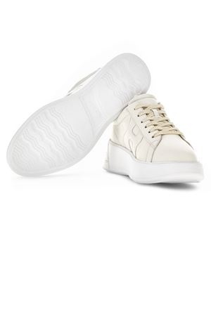 Sneakers Hogan Rebel in nappa Avorio HOGAN | HXW5640DN61RCB367T
