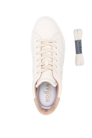 Sneakers Hogan Rebel in nappa Avorio HOGAN | HXW5640DN61RCB367T