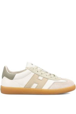 Hogan Cool Sneakers in White, Beige, Green HOGAN | HXW6470FB60UWR0RVT