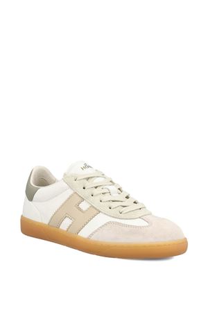 Hogan Cool Sneakers in White, Beige, Green HOGAN | HXW6470FB60UWR0RVT
