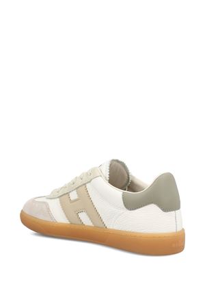 Hogan Cool Sneakers in White, Beige, Green HOGAN | HXW6470FB60UWR0RVT