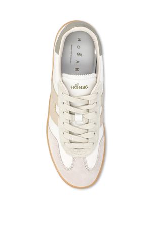 Hogan Cool Sneakers in White, Beige, Green HOGAN | HXW6470FB60UWR0RVT
