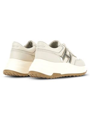 Hogan Hi-Fi Sneakers in Ivory Gold HOGAN | HXW6690FR30U7I022E