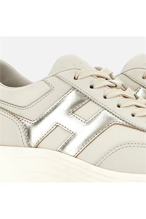 Hogan Hi-Fi Sneakers in Ivory Gold HOGAN | HXW6690FR30U7I022E