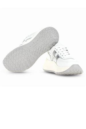 Sneakers Hogan Hi-Fi Bianco Argento HOGAN | HXW6690FR30U7I0351