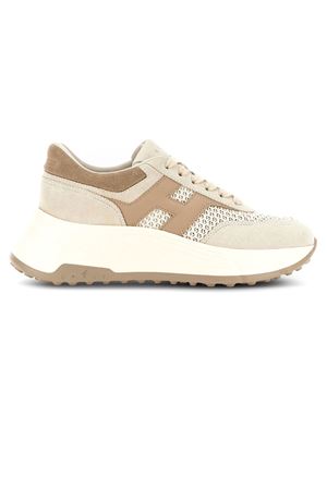 Hogan Hi-Fi Sneakers in Brown and Beige HOGAN | HXW6690GA70UZV0RVY