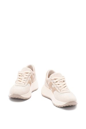 Hogan Hi-Fi Sneakers in Brown and Beige HOGAN | HXW6690GA70UZV0RVY