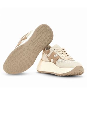 Hogan Hi-Fi Sneakers in Brown and Beige HOGAN | HXW6690GA70UZV0RVY