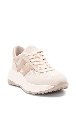 Hogan Hi-Fi Sneakers in Brown and Beige HOGAN | HXW6690GA70UZV0RVY