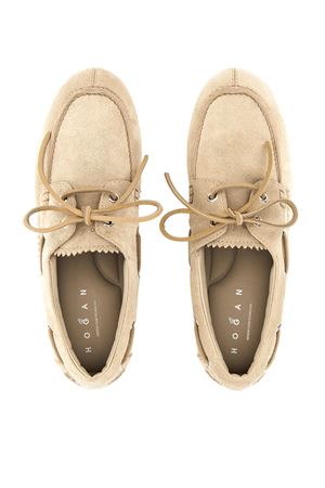 Scarpe da Barca Hogan Olympia Beige HOGAN | HXW6930GA90BTMC023