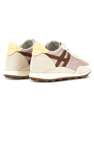 Hogan Athletic Sneakers in Yellow, Pink, and Beige HOGAN | HXW6990GA20V0N0FEC