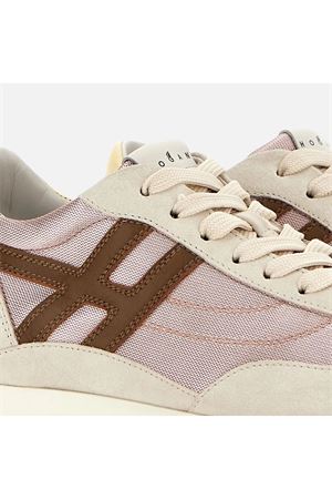 Hogan Athletic Sneakers in Yellow, Pink, and Beige HOGAN | HXW6990GA20V0N0FEC