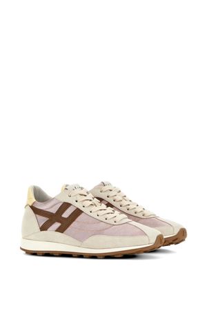 Hogan Athletic Sneakers in Yellow, Pink, and Beige HOGAN | HXW6990GA20V0N0FEC