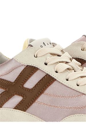 Hogan Athletic Sneakers in Yellow, Pink, and Beige HOGAN | HXW6990GA20V0N0FEC
