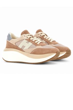 Sneakers Hogan Maxi I Active Azzurro Rosa Beige HOGAN | HXW7140GA40V0D0RVZ