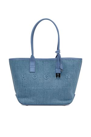 Borsa Shopping Hogan Address Piccola Azzurro HOGAN | KBW01TA2200UU87E02