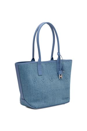 Borsa Shopping Hogan Address Piccola Azzurro HOGAN | KBW01TA2200UU87E02