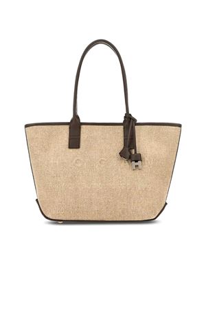 Hogan Address Shopping Bag Small Brown Ivory HOGAN | KBW01TA2200UW87E03