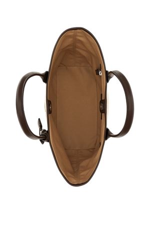 Hogan Address Shopping Bag Small Brown Ivory HOGAN | KBW01TA2200UW87E03