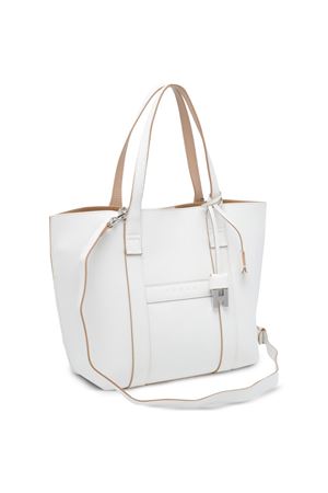 Hogan Script Shopping Bag Small Ivory HOGAN | KBW01WA0200UZU7E20