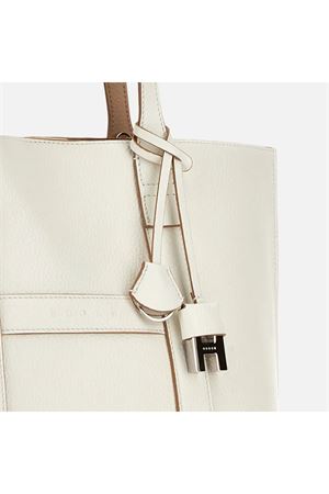 Hogan Script Shopping Bag Small Ivory HOGAN | KBW01WA0200UZU7E20