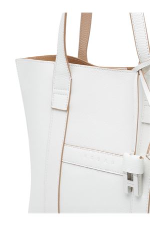 Hogan Script Shopping Bag Small Ivory HOGAN | KBW01WA0200UZU7E20