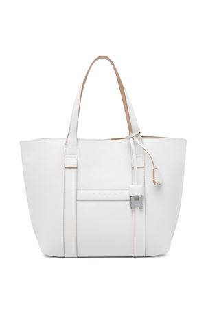 Hogan Script Shopping Bag Small Ivory HOGAN | KBW01WA0200UZU7E20