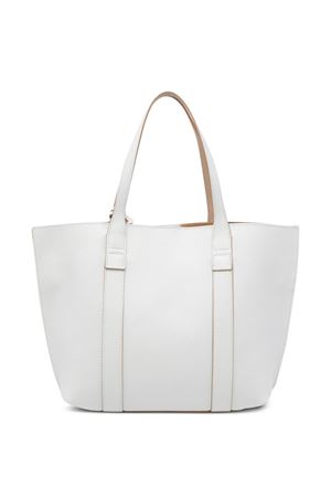 Hogan Script Shopping Bag Small Ivory HOGAN | KBW01WA0200UZU7E20