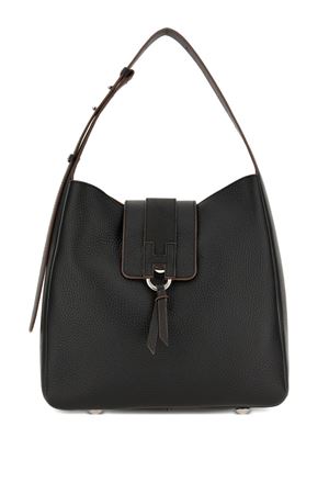 Hogan Trend Black Hobo Bag HOGAN | KBW01XS0200TH1B999